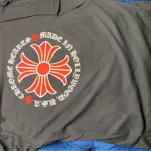 Chrome heart Red and black XXL men shirt